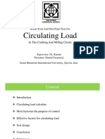 Circulating Load: in The Crushing and Milling Circuit