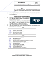 Pressure Vessels IP 5-1-1: Scope