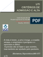 Admissão e Alta UTI