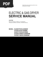 Electric & Gas Dryer: Service Manual