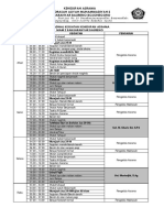 Jadwal Asrama