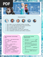 Frozen Reading Comprehension Exercises 90213