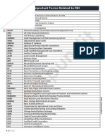 250+ Important Terms Related To RBI