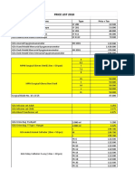 Price List 2018: Product Name Type Price + Tax