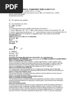 Section 5 Mechanical Standards Tema Class R C B: Style