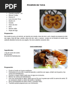 Recetas de Platos de Mala