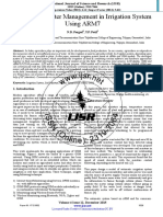 GSM Based Water Management in Irrigation System Using ARM7: N.D. Pergad, Y.P. Patil