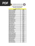 Lista de Pago Retrosalarios 3 de Octubre de 2019