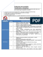 Tabla de Evidencias Completas