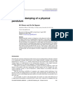 Real-World Damping of A Physical Pendulum: M E Bacon and Do Dai Nguyen