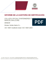 Ejemplo Informe de Auditoria Calidad