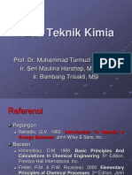 Kuliah 01 Azas Teknik Kimia I