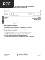 University of Cambridge International Examinations General Certificate of Education Ordinary Level