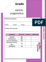 Examen Diagnostico 4o Grado