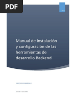 Manual - Instalacion y Configuracion - Backend