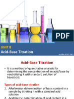 Unit 8 Acid Base Titration PDF