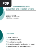 Snort - An Network Intrusion Prevention and Detection System