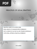 Principles of Legal Drafting