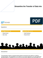 DMM268 - Streamline The Transfer of Data Into Sap BW: Public