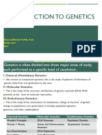 Introduction To Genetics: Rizka Apriani Putri, M.SC Fmipa Uny 2019