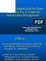 Linking Strategies and The Sales Role in The Era of Customer Relationship Management