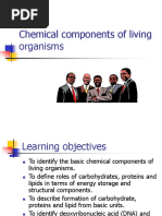 Chemical Components of Living Organisms