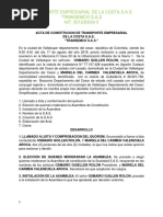 #Acta de Constitucion de Transemco-S.a.s.