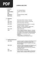 Daad Dorothea Rüland Curriculum Vitae English PDF