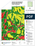 Detailed Landslide and Flood Hazard Map of Buenavista, Agusan Del Norte, Philippines 4018-I-19 Sangay Quadrangle