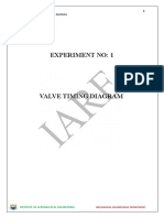 Experiment No: 1: Thermal Engineering Lab Manual