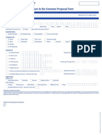 Addendum To The Common Proposal Form: Proposer Details