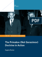 The Primakov (Not Gerasimov) Doctrine in Action: Eugene Rumer