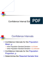 Confidence Intervals