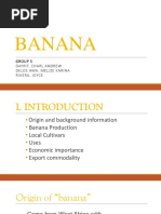 Varieties and Production of Bananas in The Philippines