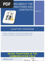 Chapter 2 Thinking About The Field Traditions and Contexts Edited