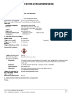 MSDS - Manta Refractaria - Fibra de Vidrio