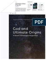 398288673god and Ultimate Origins A Novel Cosmological Argument