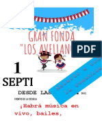 Afiche Fiestas Patrias