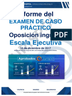 Ex Caso Práctico 2017 Inspector TL Informe