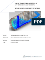 Heat Exchanger Using Solidworks