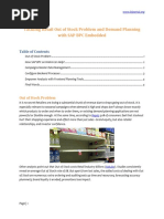 Tackling Retail Out of Stock Problem and Demand Planning With SAP BPC Embedded
