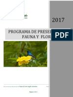 D015 Programa de Fauna y Flora