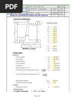 Retaining Wall Design 1A