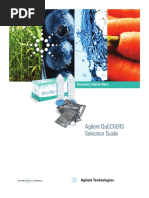 Agilent Quechers Selection Guide: Accuracy Starts Here