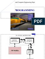 VR Programming: Electrical and Computer Engineering Dept