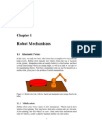 Robot Mechanisms: 1.1 Kinematic Forms