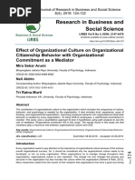 Effect of Organizational Culture