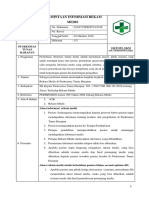 Sop Permintaan Informasi Rekam Medis