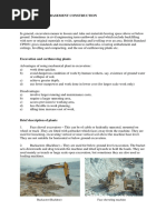 Excavation and Basement Construction: Backactor (Backhoe) Face Shoveling Machine