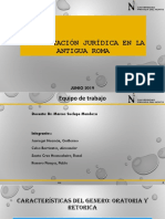 Argumentación Jurídica en La Antigua Roma